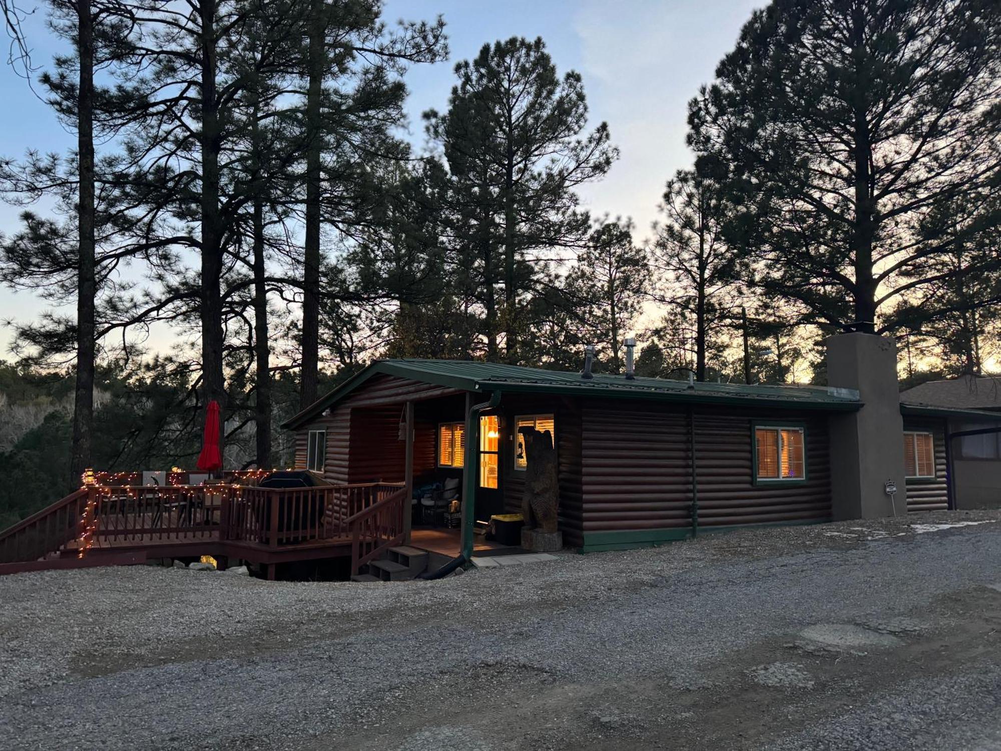 Gonzales Cozy Little Bear Cabin Ruidoso Dış mekan fotoğraf