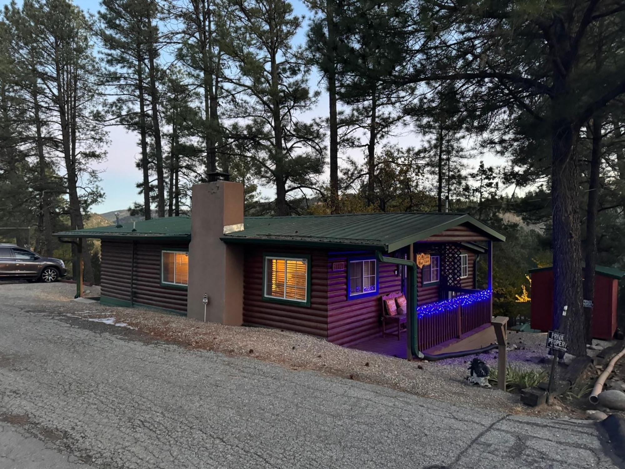 Gonzales Cozy Little Bear Cabin Ruidoso Dış mekan fotoğraf