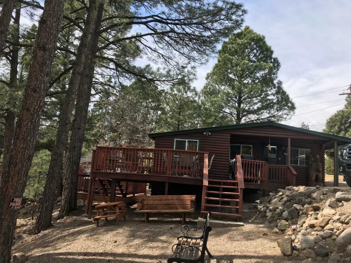 Gonzales Cozy Little Bear Cabin Ruidoso Dış mekan fotoğraf