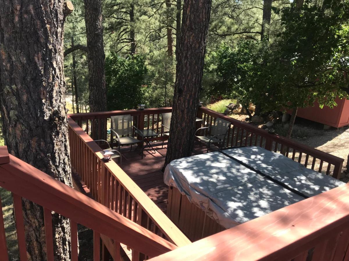Gonzales Cozy Little Bear Cabin Ruidoso Dış mekan fotoğraf
