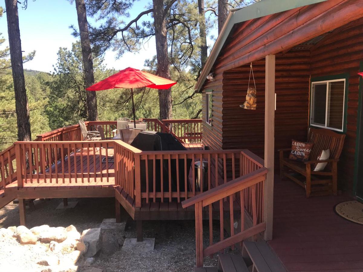 Gonzales Cozy Little Bear Cabin Ruidoso Dış mekan fotoğraf